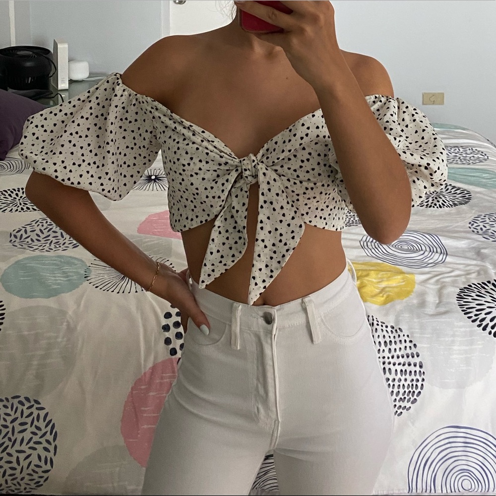 Tie Front Crop Top